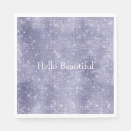 Servilleta De Papel Purple Dream Sparkle