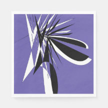 purple paper napkins  / serviette en papier