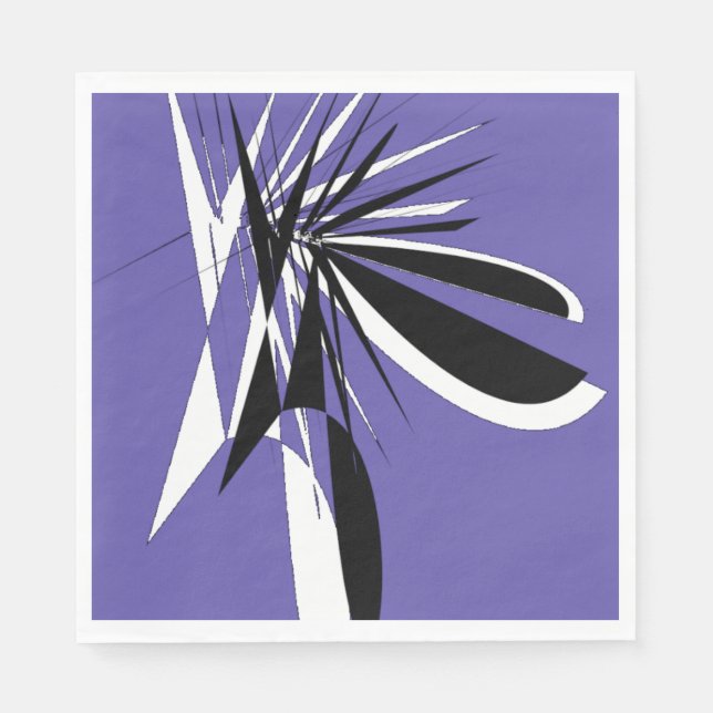 Servilleta De Papel purple paper napkins  / serviette en papier (Anverso)