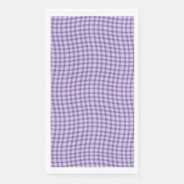 Servilleta De Papel Purple Plaid Checker Seamless Pattern