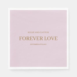 Servilleta De Papel Púrpura Boda simple