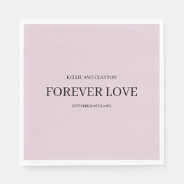 Servilleta De Papel Púrpura Boda simple