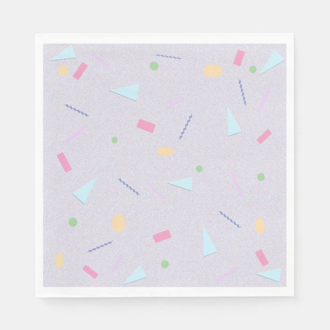 Servilleta De Papel Púrpura pálido servilletas de impresión 80 (Anverso)