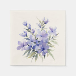 Servilleta De Papel Púrpura perwinkles: servilletas Bodas personalizad