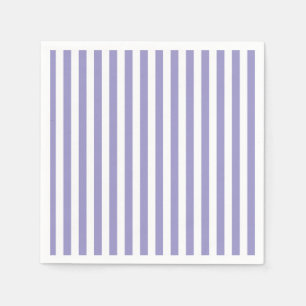 Servilleta De Papel Púrpura Stripe Preppy