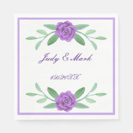 Servilleta De Papel Púrpura vegetación floral Foliage Papeles