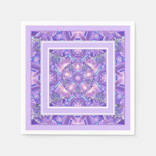 Servilleta De Papel Púrpura W1 (Anverso)