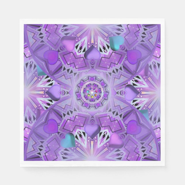 Servilleta De Papel Púrpura W2 (Anverso)