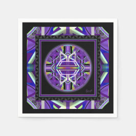 Servilleta De Papel Púrpura W3