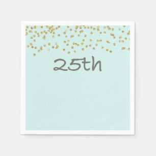 Servilleta De Papel Purpurina Confetti 25