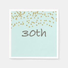 Servilleta De Papel Purpurina Confetti 30