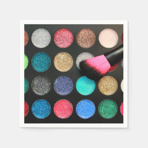 Servilleta De Papel Purpurina Makeup Napkins