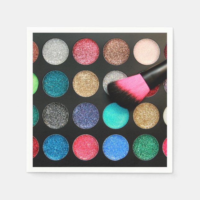 Servilleta De Papel Purpurina Makeup Napkins (Anverso)