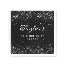 Purpurinoso Negro 50 cumpleaños