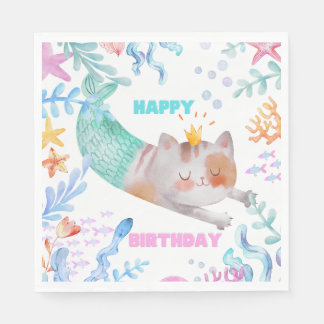 Servilleta De Papel PurrMaid Birthday Napkin