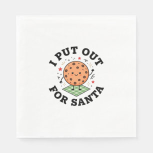 Servilleta De Papel Puse una galleta para Santa Navidad