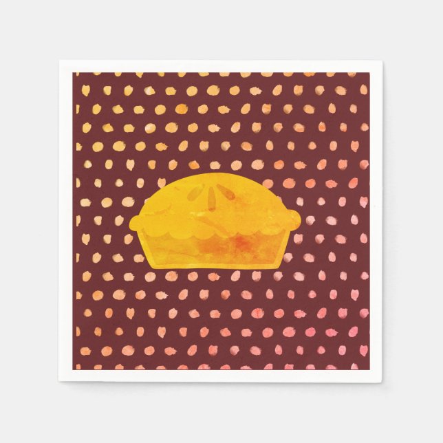 Servilleta De Papel Que Coman Pie (Anverso)