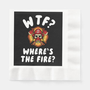 Servilleta De Papel ¿Qué diablos? ¿Dónde está el bombero
