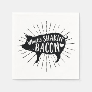 Servilleta De Papel ¿Qué es el Fiesta de cerdo de Bacon de Shakin?