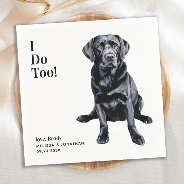 Servilleta De Papel Qué hago con el Boda de perro recuperador de Labra (Subido por el creador)