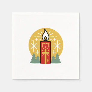 Servilleta De Papel Que la fe sea tu mejor estrella de arte de las vel