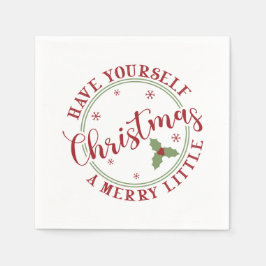 Servilleta De Papel Que te tengas unos buenos Navidades