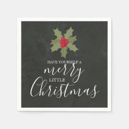 Servilleta De Papel Que tengas unos buenos Navidades Holly