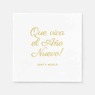 Servilleta De Papel Que viva el año nuevo! Divertido Fiesta de Nochevi