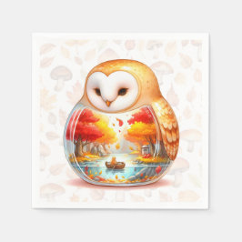 Servilleta De Papel Quebradores de delicadeza - la lechuza -