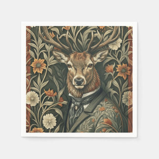 Servilleta De Papel Querido ciervo con ropa vintage Magic Woodland