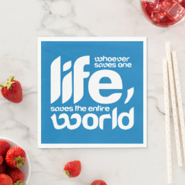 Servilleta De Papel Quien salva una vida