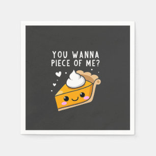 Servilleta De Papel Quieres un pedazo de acción de gracias