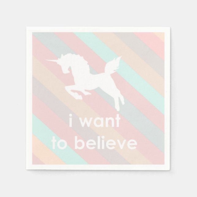 Servilleta De Papel quiero creer (Anverso)