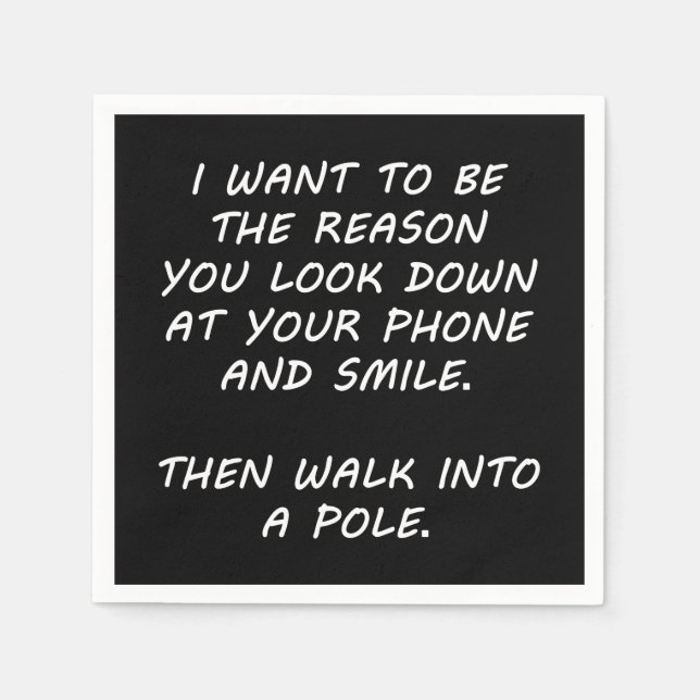 Servilleta De Papel Quiero Ser La Razón (Anverso)