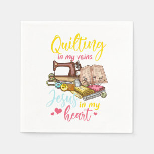 Servilleta De Papel Quilting Jesus Christ Religious Quilt Sewing Machi