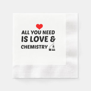 SERVILLETA DE PAPEL QUÍMICA Y AMOR