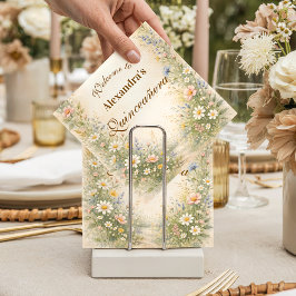 Servilleta De Papel Quinceañera Azul de Pradera con Rubor