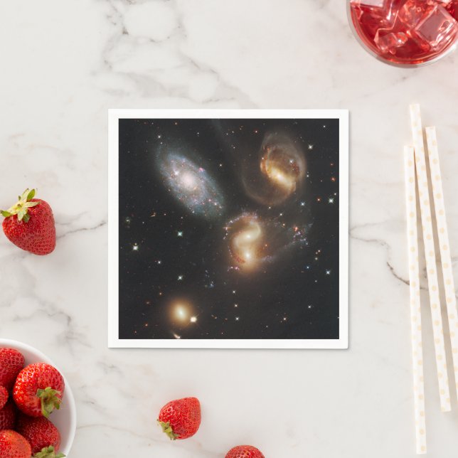 Servilleta De Papel Quinteto de Stephan: Un desastre galáctico (In situ)