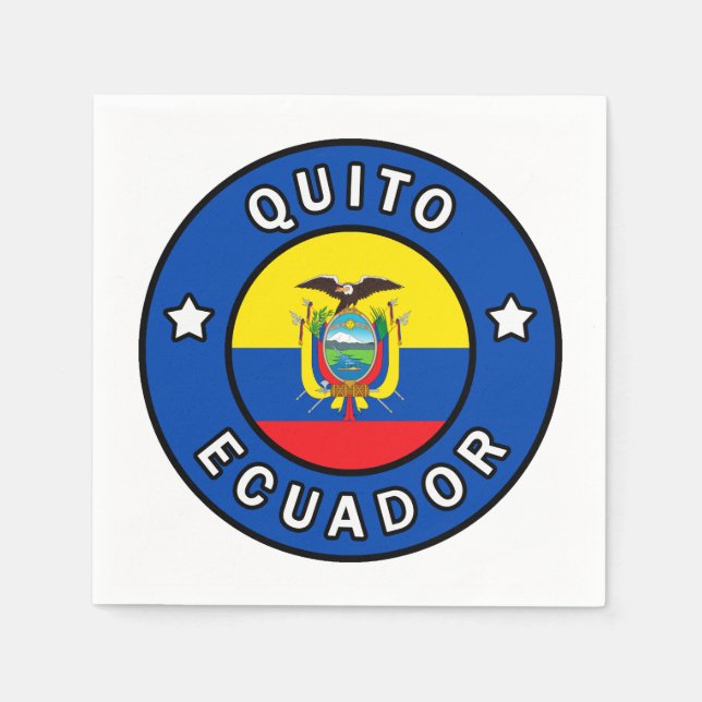 Servilleta De Papel Quito Ecuador (Anverso)