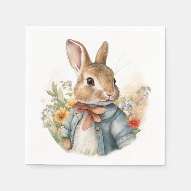 Servilleta De Papel Rabbit Peter (Anverso)