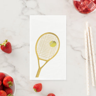 Servilleta De Papel Raca blanca blanca moderna de tenis de bolas