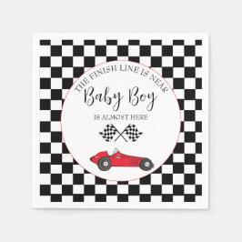Servilleta De Papel Race Car Baby Shower