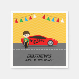 Servilleta De Papel Race Car Driver