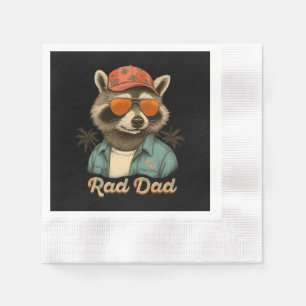Servilleta De Papel Rad Dad Funny Feliz Día del Padre Vintage