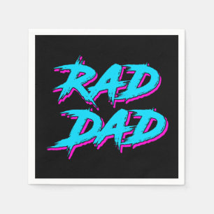 Servilleta De Papel Rad Dad Retro 80