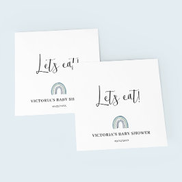 Servilleta De Papel Rainbow Boy Baby Shower