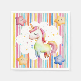 Servilleta De Papel Rainbow Unicorn