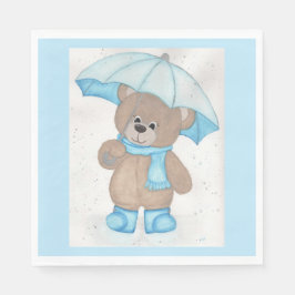 Servilleta De Papel Rainy Daze Teddy Bear