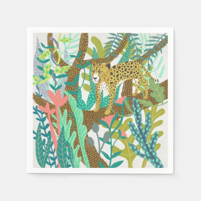 Servilleta De Papel Raíz de la jungla - Chita (Anverso)