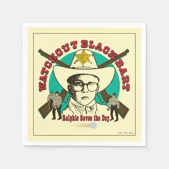 Servilleta De Papel Ralphie Saves the Day (Anverso)